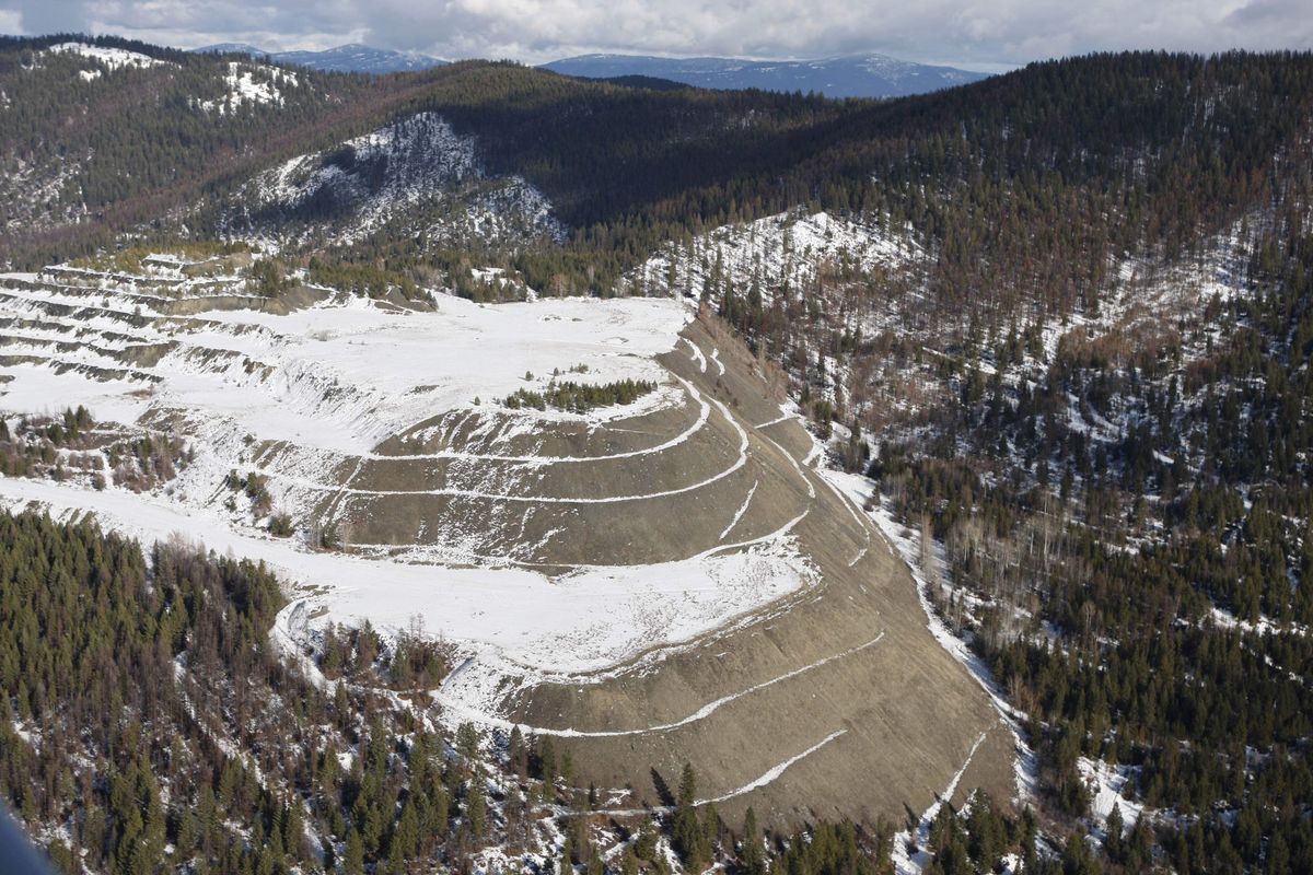 The W.R. Grace and Co. mine is shown outside of Libby, Mont., in 2010. (Associated Press)