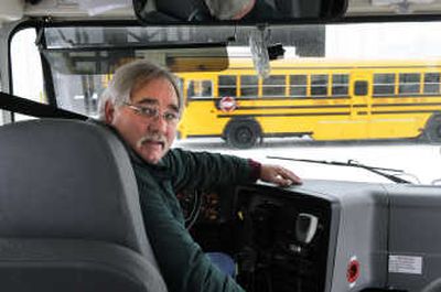 
Rick McRae retired from UPS in 2003 and now drives a school bus for the Central Valley School District. 
 (Dan Pelle / The Spokesman-Review)