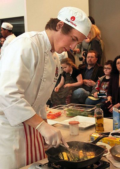 Tyler Kimbrell, a senior at Ferris High School, won the Student of the Year Award from the Washington Restaurant Association at the 2012 Boyd Coffee ProStart Invitational on March 3 in Olympia.