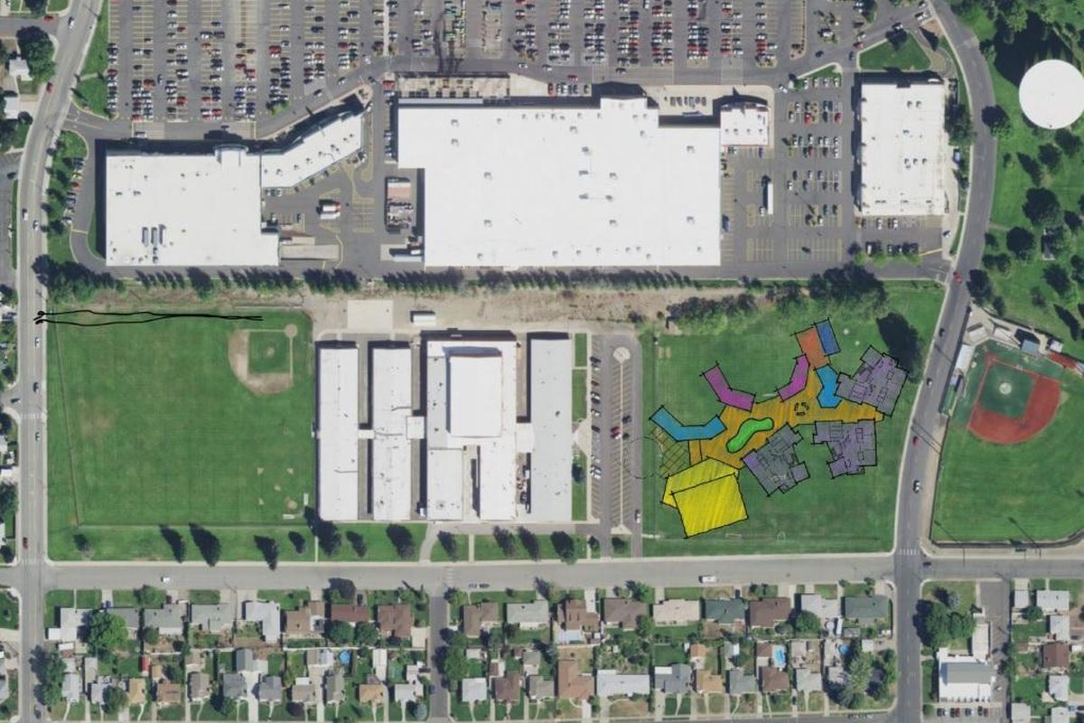 An early planning design for Glover Middle School. (Courtesy)