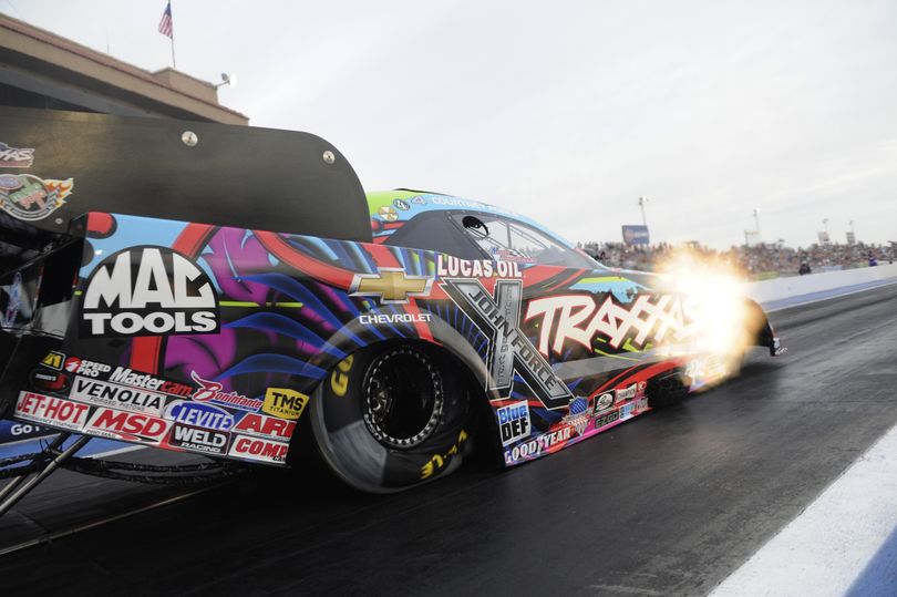Courtney Force has had an impressive 2015 season in her NHRA Funny Car. (Photo courtesy of NHRA) (National Dragster)