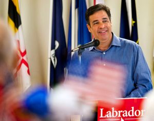 Raul Labrador announces his run for govenor at the American Legion Hall in Post Falls May 31. (Kathy Plonka/SR file photo)