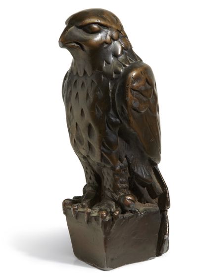 The “Maltese Falcon” is shown in this undated photo provided by Bonhams auction house. (Associated Press)