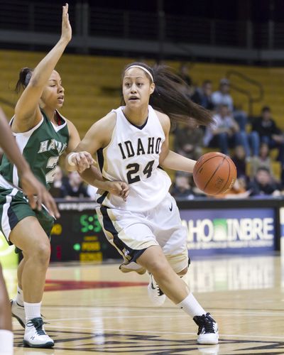 Derisa Taleni sat out last season, but is making a big comeback with the Vandals this season. (UI photo)