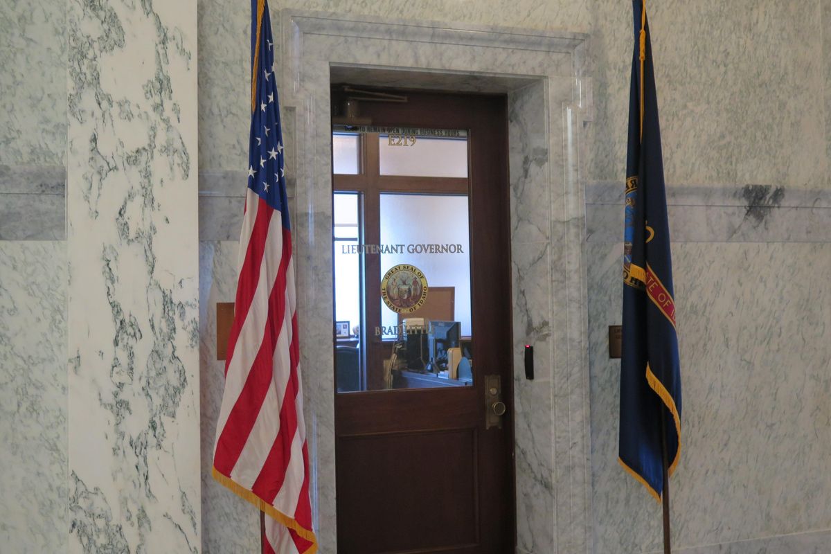 The office of Idaho’s lieutenant governor, on the second floor of the state Capitol in Boise. (Betsy Z. Russell)