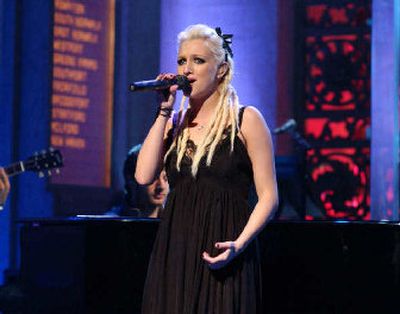 
Ashlee Simpson performs on 