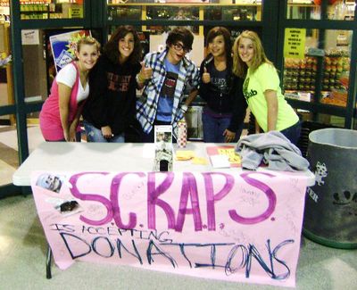 U-Hi’s Titan Key Club did a fundraiser for SCRAPS that raised $1,200. Pictured, left to right are: Chandler Watson, Kolby Falco, Justin Vasquez, Tyesha Watson and Sydney Everhart.