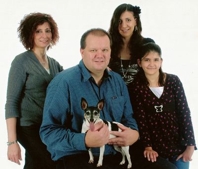 Now: John Randa, with his wife, Anabela, left, and daughters Andreia and Vanessa.Photo courtesy of Andreia Randa (Photo courtesy of Andreia Randa / The Spokesman-Review)