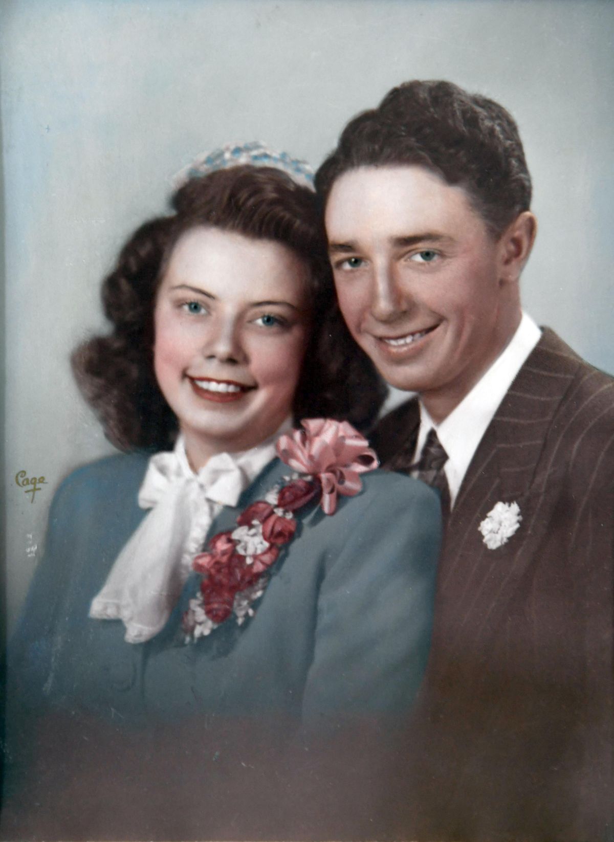 FloraBelle and Glenn Dobbins were married Sept. 15, 1946, in Spokane. . (courtesy of the Dobbins family / Courtesy of the Dobbins family)