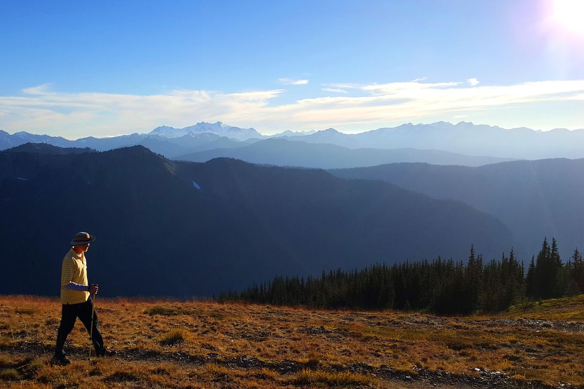 Hikers near Obstruction Point have gorgeous views west toward the Bailey Range. (John  Nelson / The Spokesman-Review)