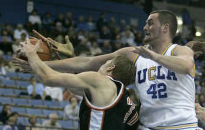 
Freshman Kevin Love gives UCLA extra bulk inside. Associated Press
 (Associated Press / The Spokesman-Review)