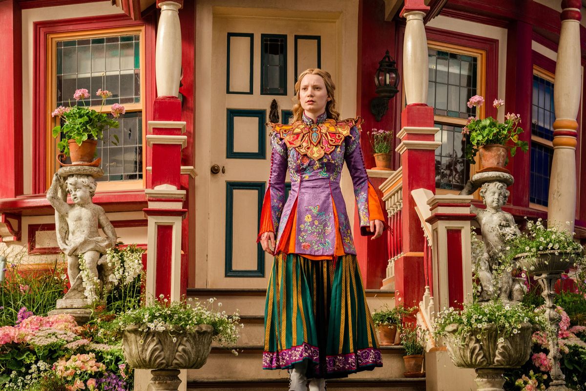 Mia Wasikowska appears in a scene from "Alice Through The Looking Glass." (Peter Mountain / AP)