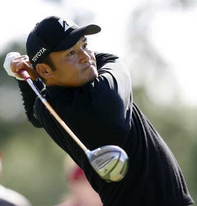 
Japan's Shigeki Maruyama tees off during the third round of the PODS Championship.Associated Press
 (Associated Press / The Spokesman-Review)