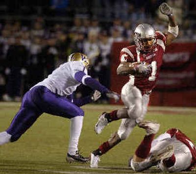 
WSU running back Jerome Harrison, who had 900 yards on 174 carries in 2004, is expected to carry the load.
 (File/ / The Spokesman-Review)