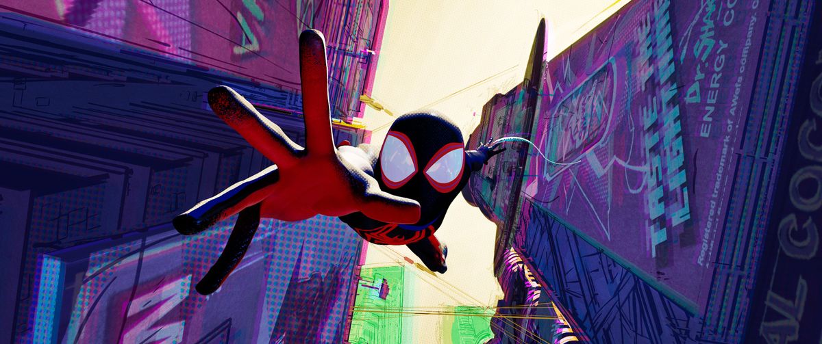 Shameik Moore is the voice of Spider-Man/Miles Morales in "Spider-Man: Across the Spider-Verse." MUST CREDIT: Columbia Pictures/Sony Pictures Animation  (Sony Pictures Animation)