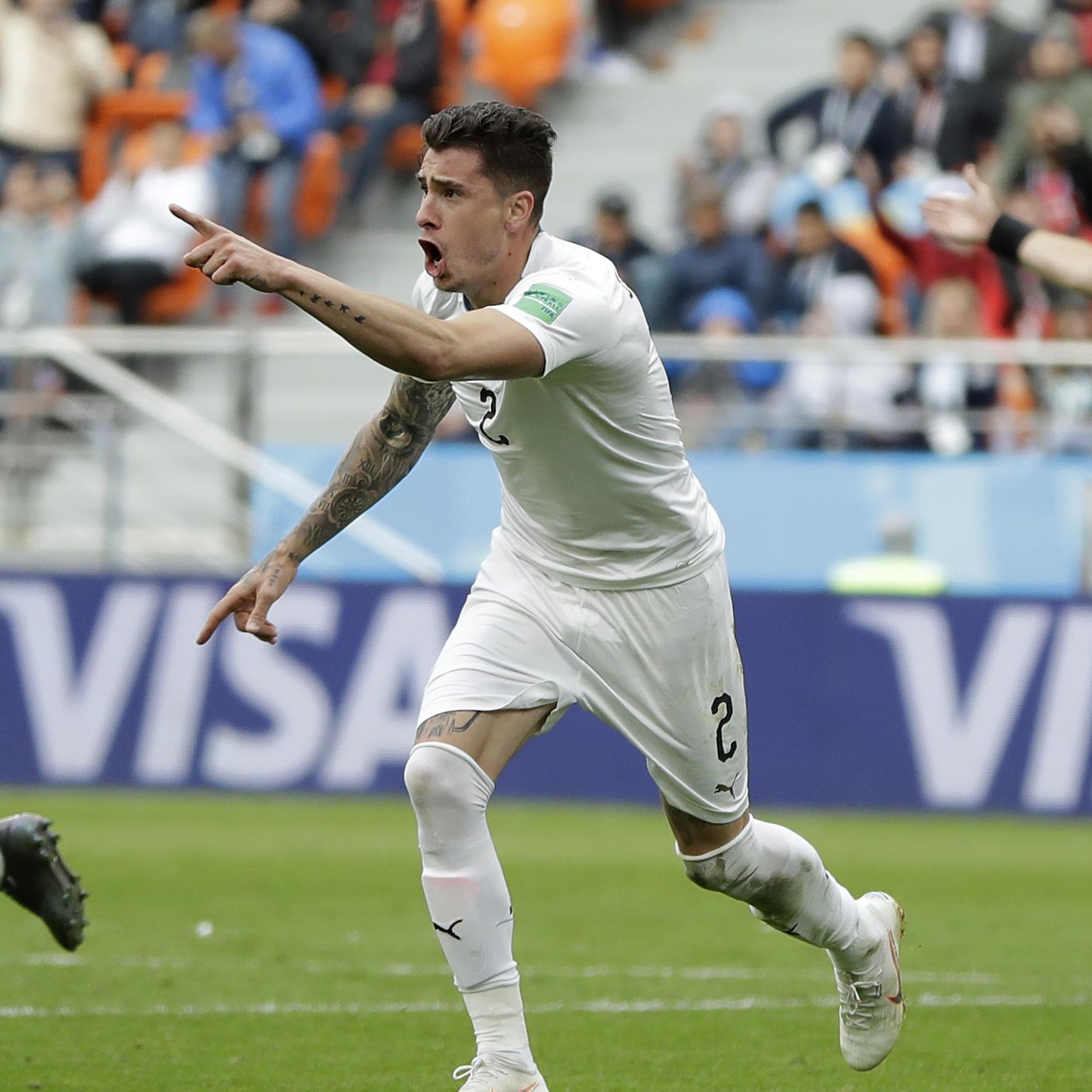 Jose Gimenez Scores To Lift Uruguay Over Egypt 1 0 In Group A At World Cup The Spokesman Review