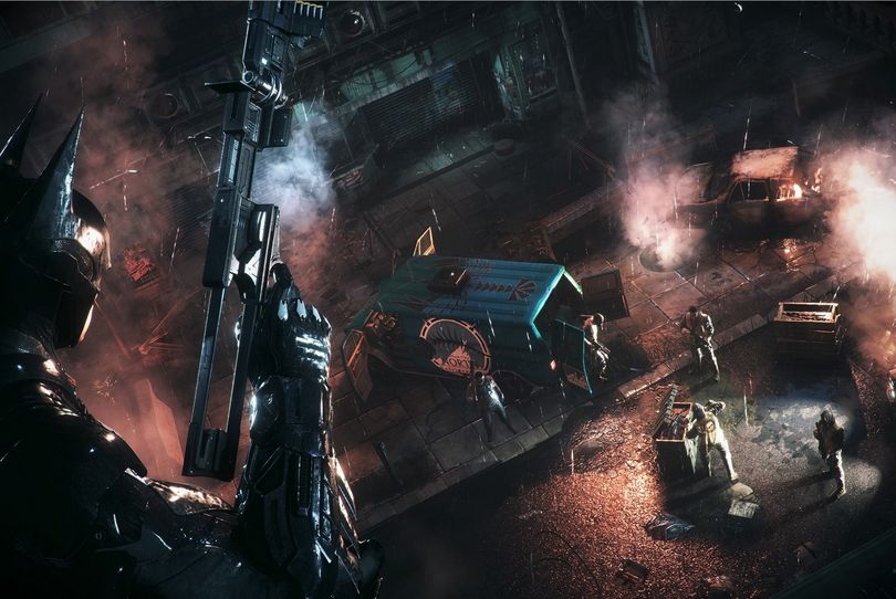 A promotional image for Batman: Arkham Knight.  (Rocksteady)