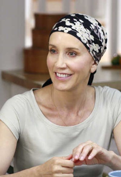 
Lynette Scavo, played by Felicity Huffman, started chemotherapy for lymphoma (with the attendant hair loss and scarves) this season on 