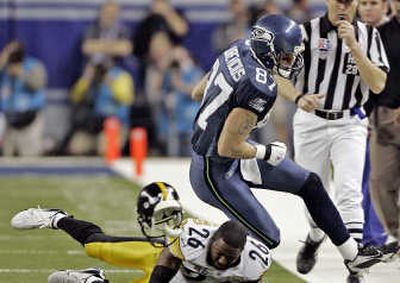 
Joe Jurevicius was big part of Seahawks' season when they played the Steelers in Super Bowl XL. Associated Press
 (Associated Press / The Spokesman-Review)