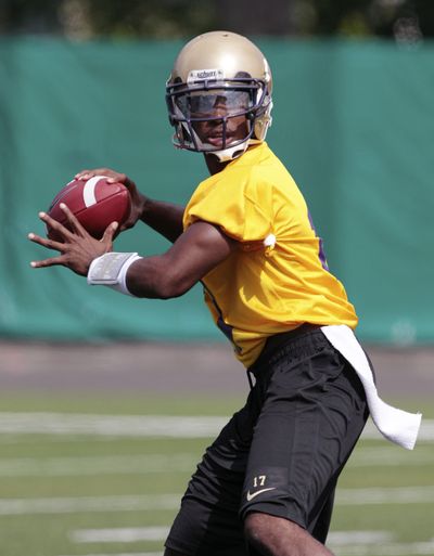 New UW starting QB Keith Price started against Oregon last year. (Associated Press)
