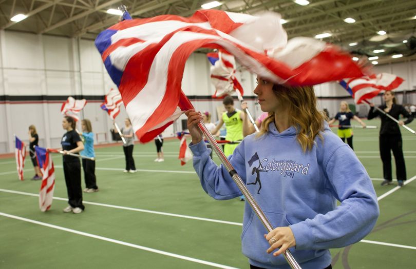 marching band color guard flags