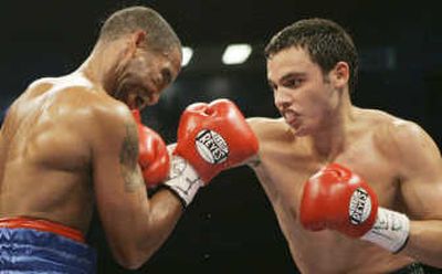 
Julio Cesar Chavez Jr., 21, right, has his toughest fight tonight. Associated Press
 (Associated Press / The Spokesman-Review)