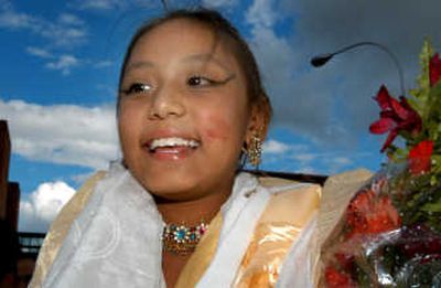 
Sajani Shakya, 10, will retain her kumari status after a 