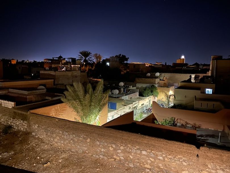 In 2019, long before Morocco endured a devastating earthquake, Marrakesh glowed at night. (Dan Webster)