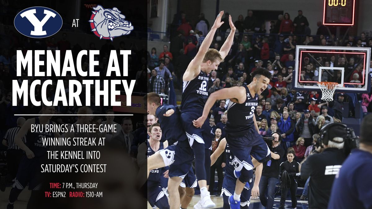 BYU has defeated Gonzaga three straight times at the McCarthey Athletic Center. (Dan Pelle / The Spokesman-Review)