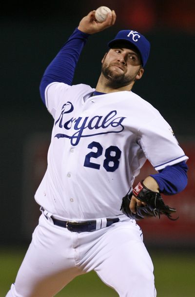 Kansas City starter Kyle Davies kept the Mariners off-balance in a 3-0 victory.  (Associated Press / The Spokesman-Review)