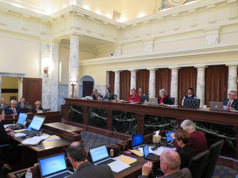 Idaho legislative budget writers set state agency budgets on Tuesday morning, Feb. 28, 2017. (Betsy Z. Russell)