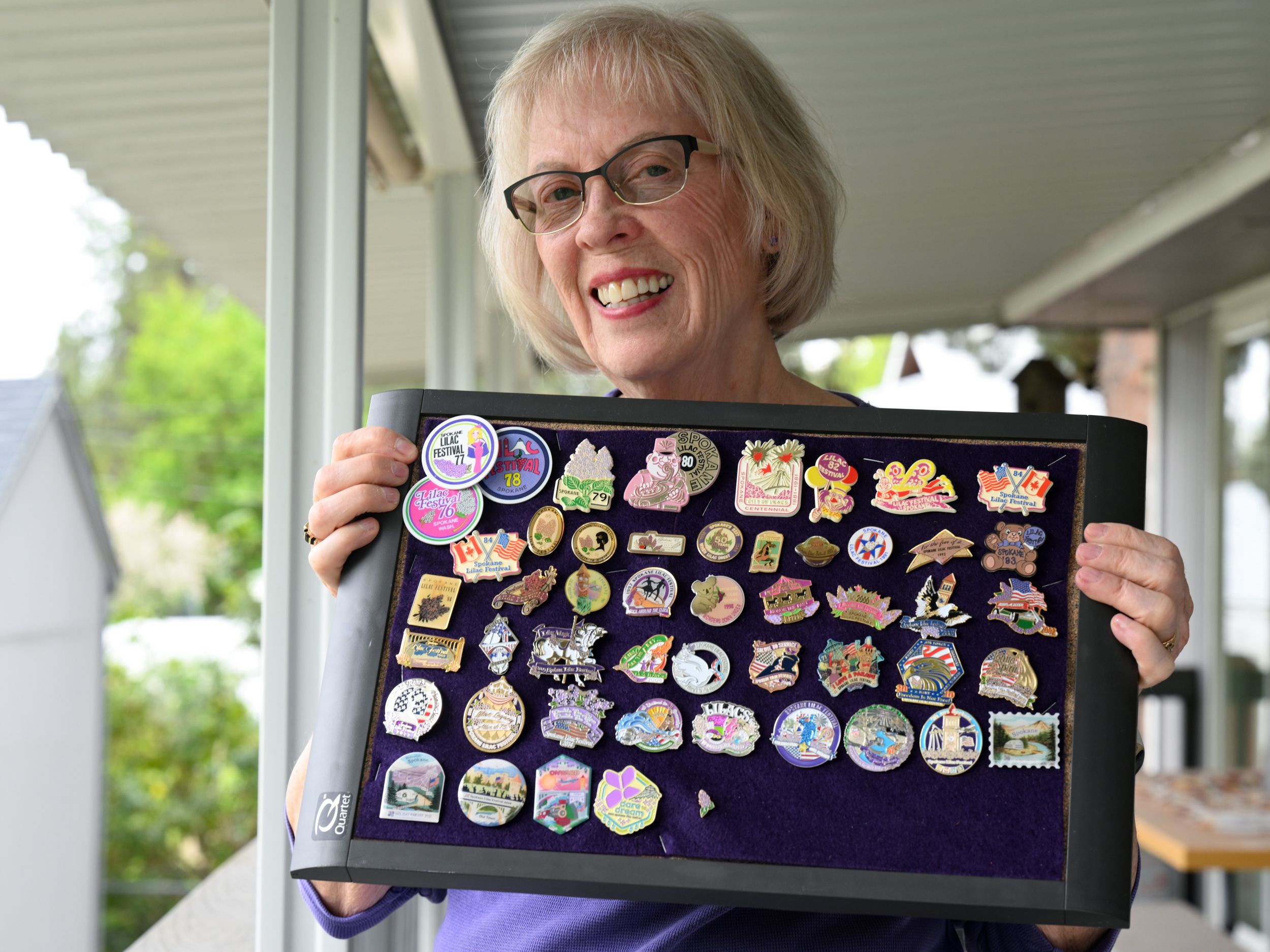The Collector: Helen Kennett's Lilac Festival pins capture the