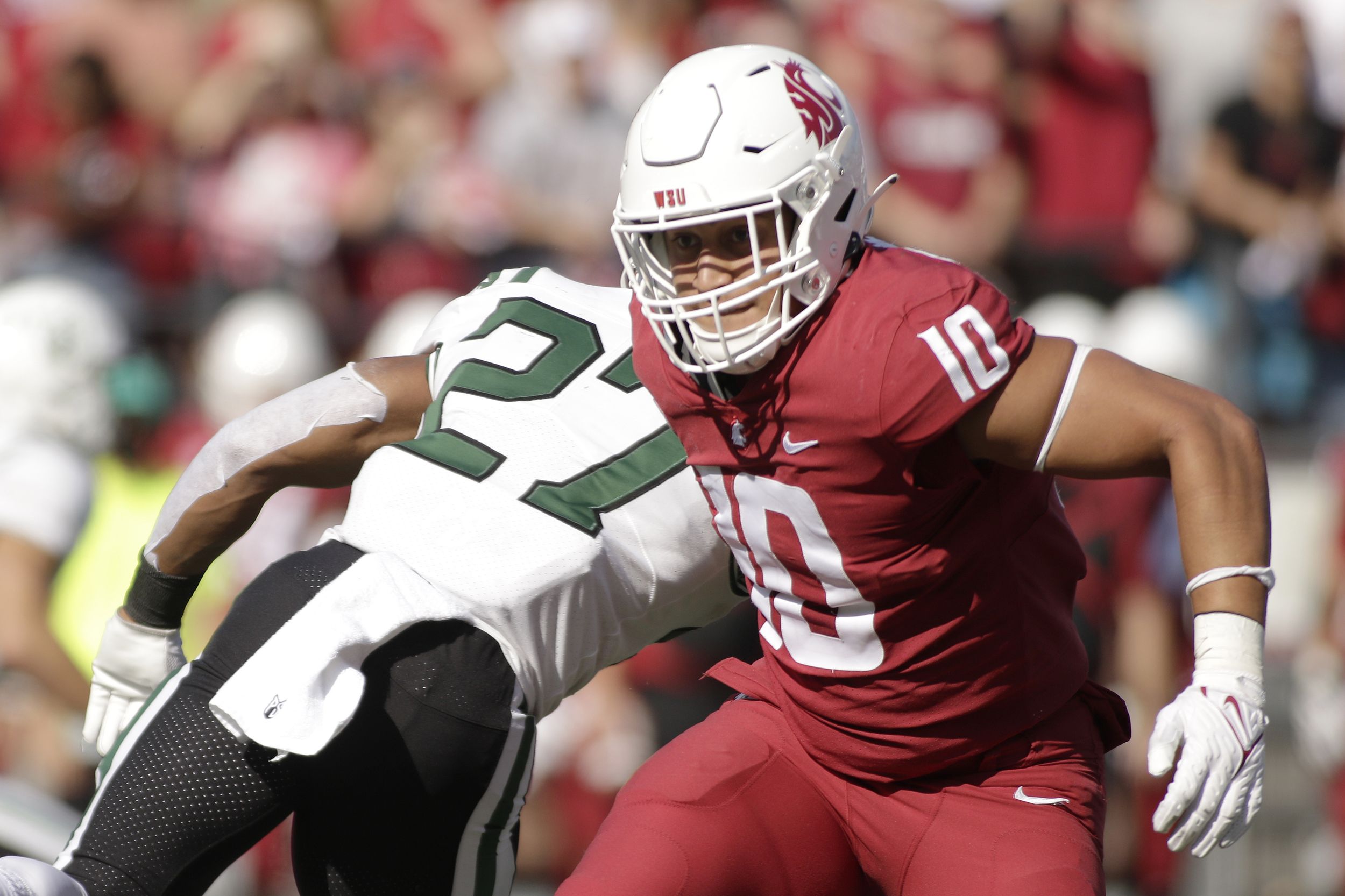 Washington State defense benefiting from Ron Stone Jr.'s lively character and spirited play
