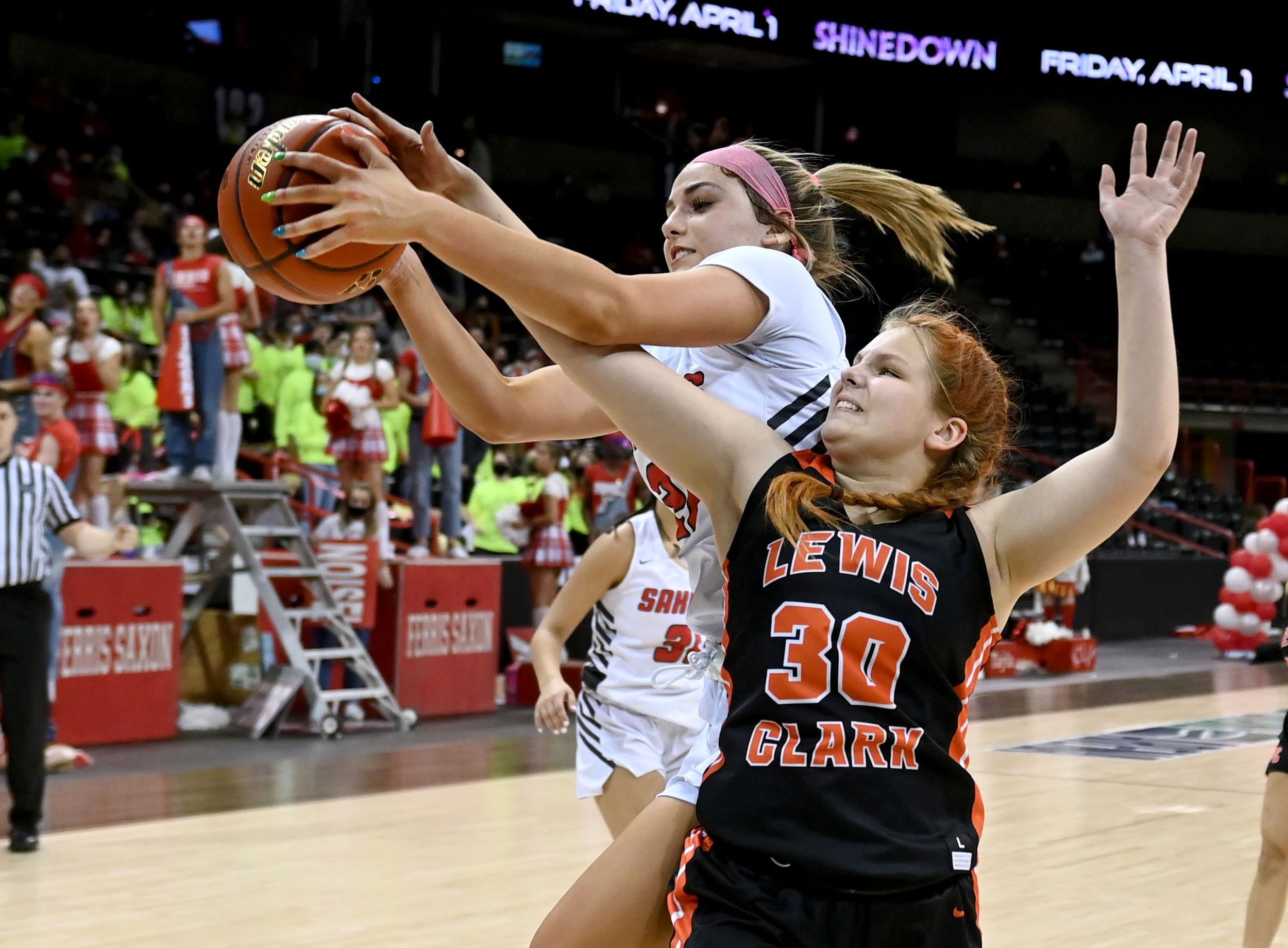 Rubber Chicken spirit game Lewis and Clark vs. Ferris Feb. 7, 2022
