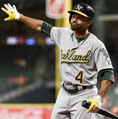 Cleveland is bringing back former outfielder Coco Crisp in a trade with the Oakland A’s. (Eric Christian Smith / Associated Press)