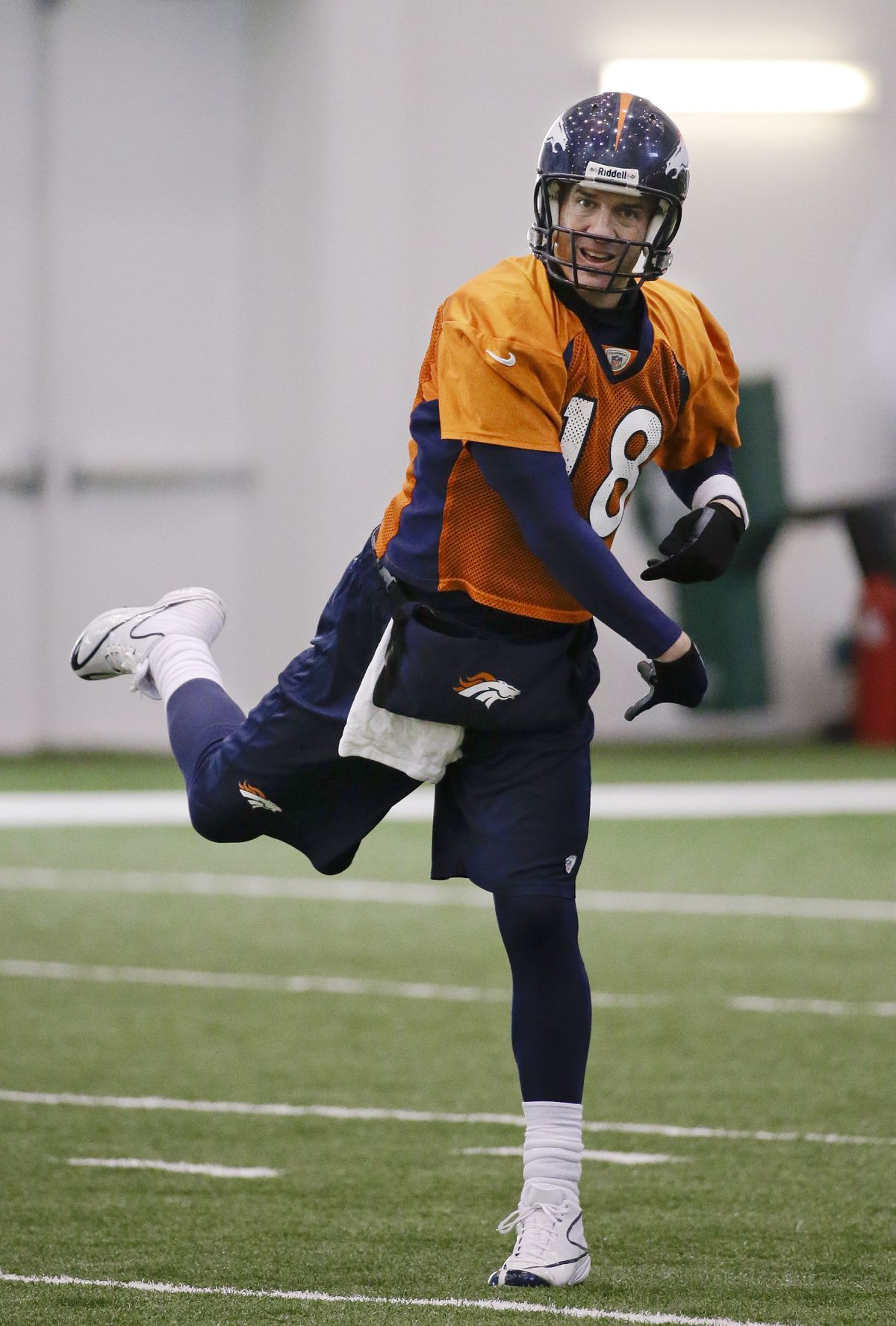 Broncos quarterback Peyton Manning is epitome of pocket passer. (Associated Press)