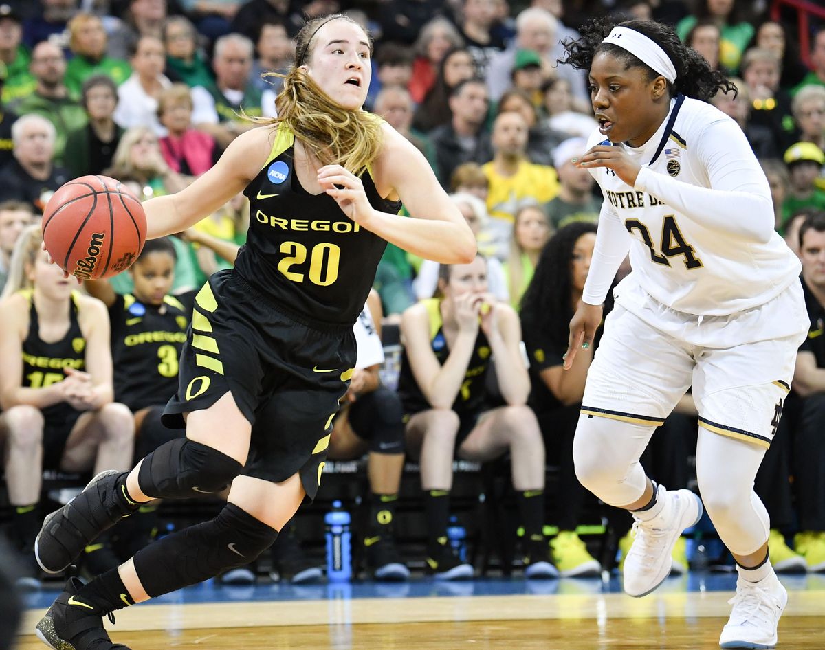 Womens Ncaa Elite 8 Oregon Vs Notre Dame March 26 2018 The Spokesman Review