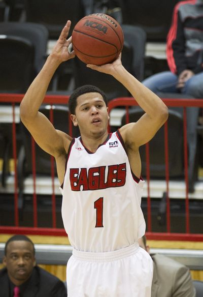 Eastern sophomore Tyler Harvey led the Eagles in scoring with a 21.8 per game average. (Associated Press)
