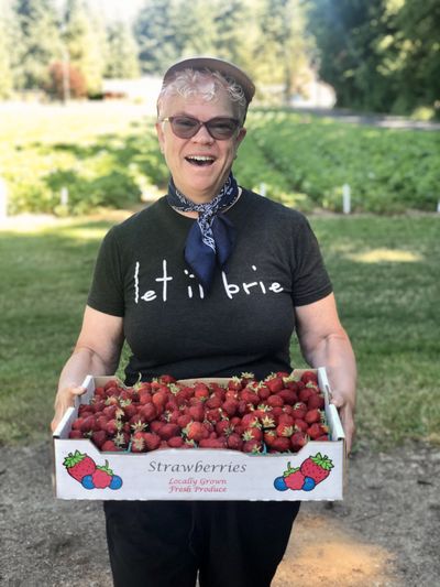 The Going Mobile team is busy making jam with some of the best berries in the world. (John Nelson)