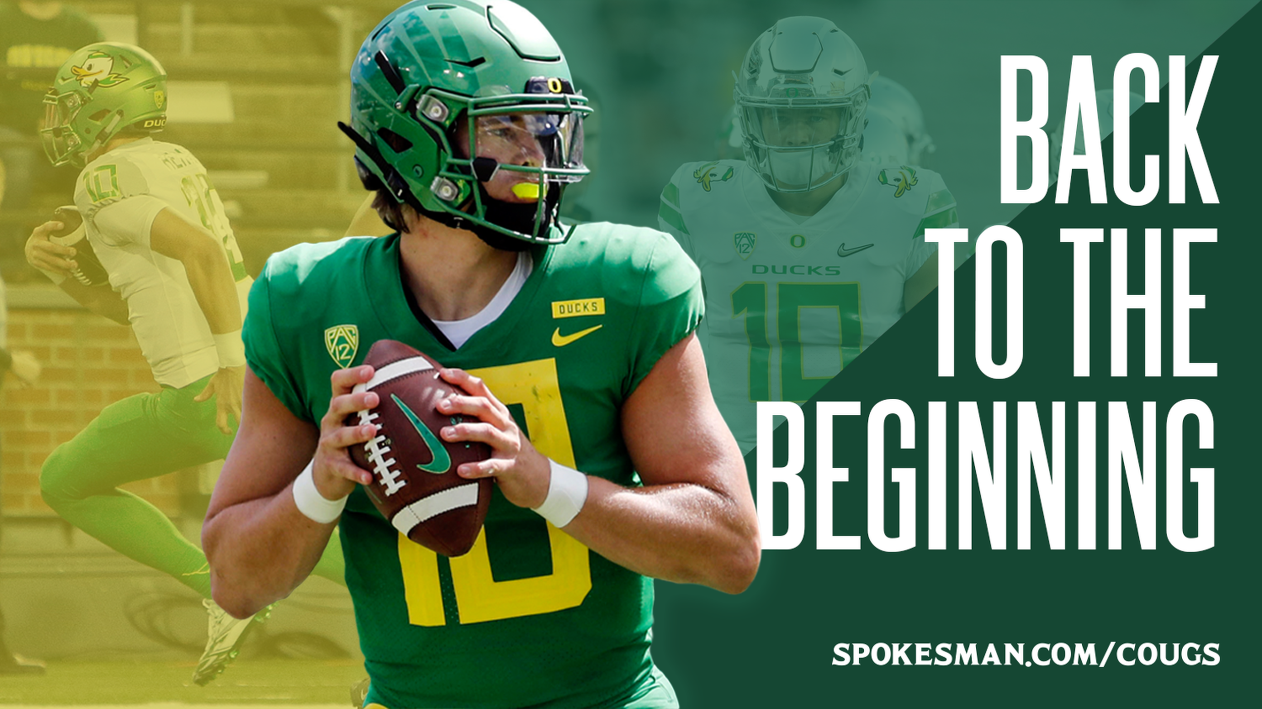 Oregon Ducks quarterback Justin Herbert shows hops on broad