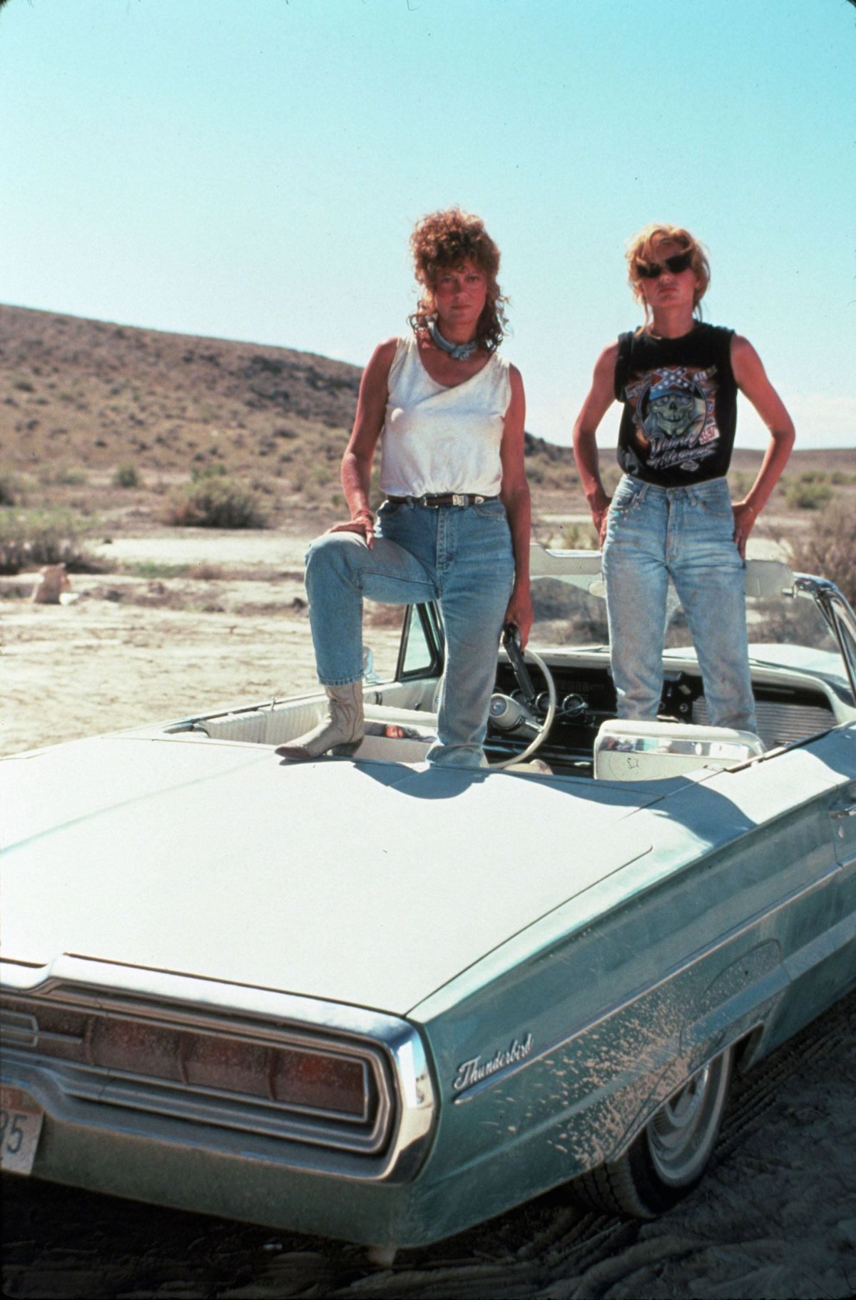 Susan Sarandon, left, and Geena Davis in the 1991 movie "Thelma & Louise."  (ZUMA PRESS)