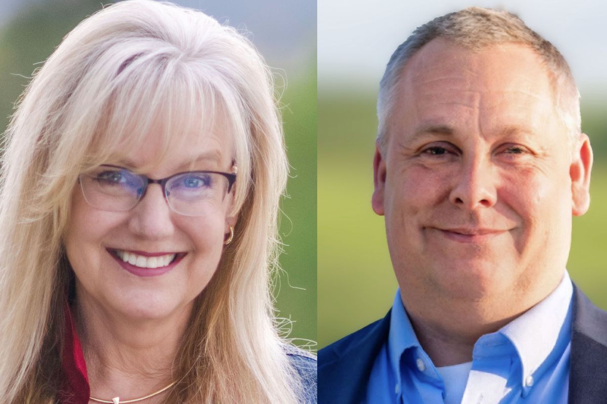 State Rep. Mary Dye, a Republican, left, is running for re-election in the November 2024 election and faces Democrat Patrick Miller.  (Courtesy)