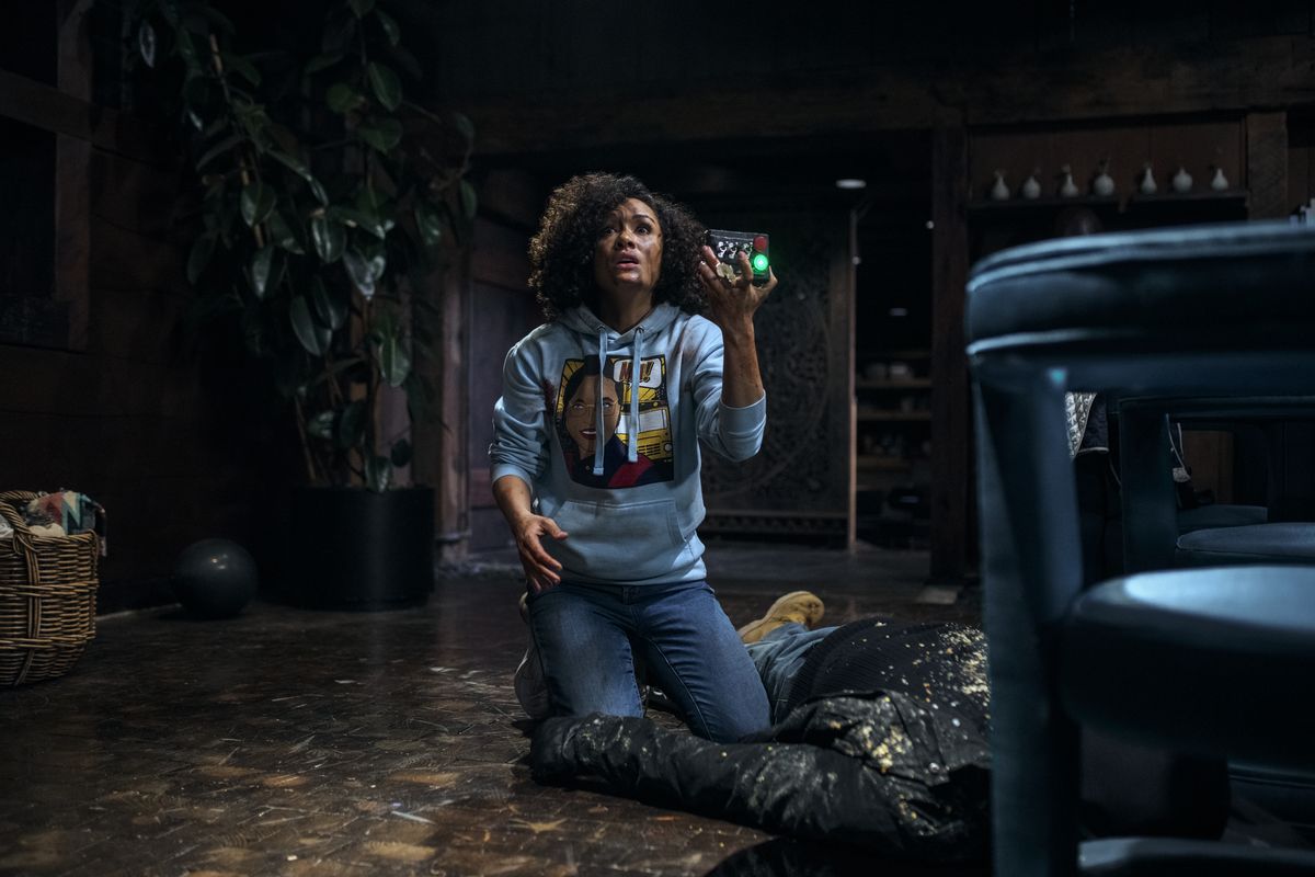 Grace Byers stars in "The Blackening."  (Lionsgate)