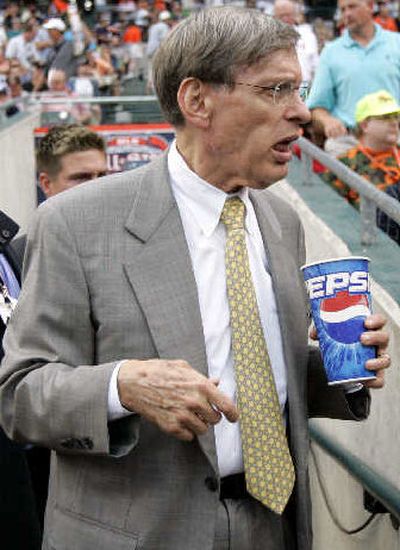 
Bud Selig took a firm stance in Detroit. 
 (Associated Press / The Spokesman-Review)