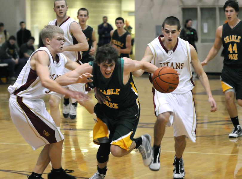 Shadle Park’s Robby Douglas has boosted his scoring average to 19.1 points per game this season. (Dan Pell)