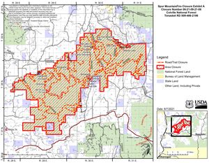 Fires prompt Colville National Forest to close trails, campgrounds ...