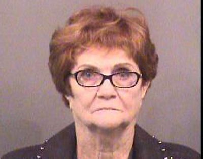 This booking photo released by Sedgwick County Sheriff’s Office shows Lila Mae Bryan, of Mesquite, Texas. (Sedgwick County Sheriff’s Office / Associated Press)