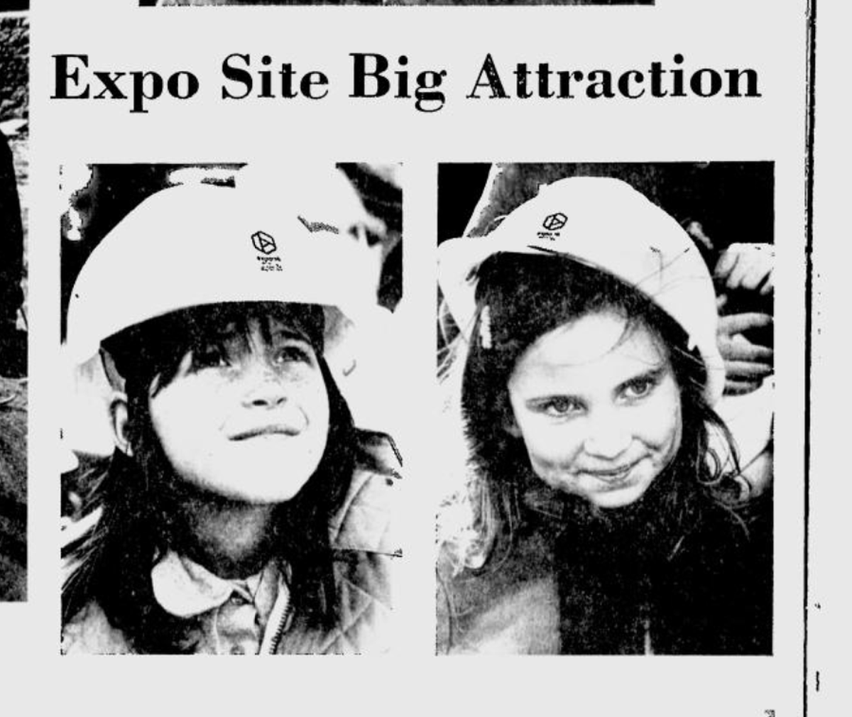 The Spokesman-Review on March 11, 1974, ran a full page of photos of people touring the construction site that would turn into the site for Expo 