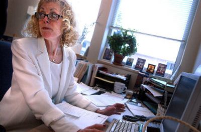 
Janie Hession, wife of Mayor Dennis Hession, is an academic adviser at Gonzaga University. 
 (Jed Conklin / The Spokesman-Review)