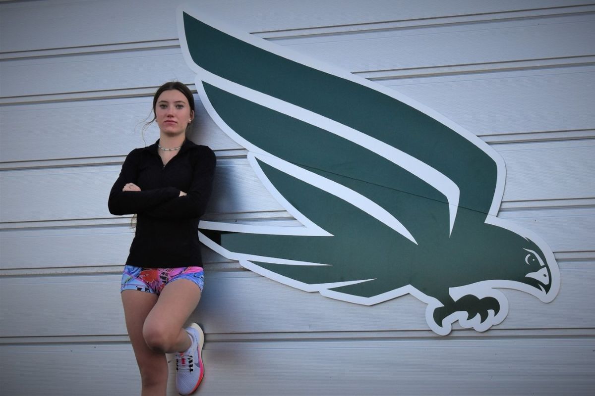 Sophomore Ruby Bryntesen is the top runner at Ridgeline High School, which she chose to attend after competing for Central Valley as a ninth-grader. Bryntesen finished 11th at the virtual State 4A meet last season.  (Keenan Gray/For The Spokesman-Review)